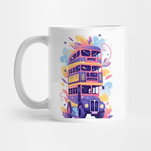 Triple Decker Bus - Colorful - Fantasy Mug